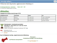 Tablet Screenshot of bjv-miltenberg.de